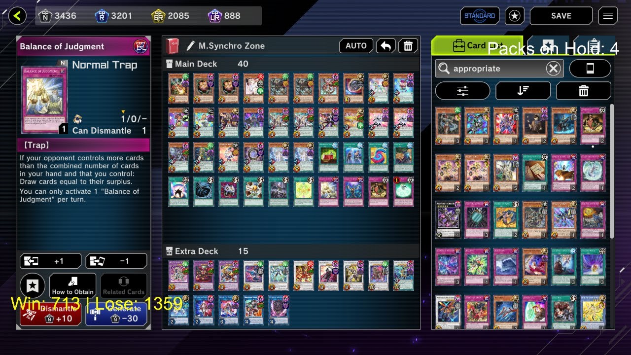 Wins and not enough packs | EP. 171 - Master Duel Masochist