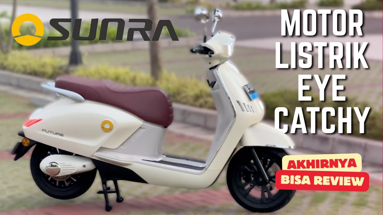AKHIRNYA BISA COBA MOTOR LISTRIK INI | Review dan Tes Harian Sunra Future F2500