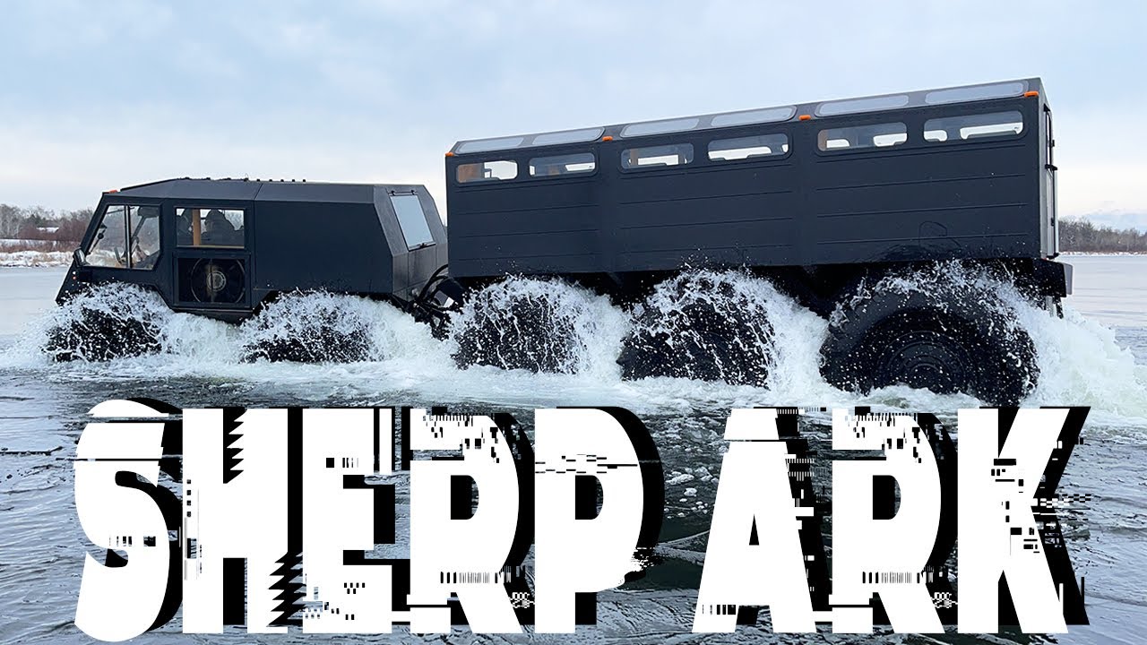 $380,000 SHERP ARK Conquers Icy Lake OFF-ROAD
