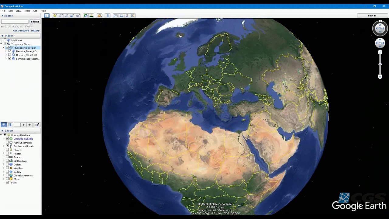 Plateia on BricsCAD - Export to Google Earth
