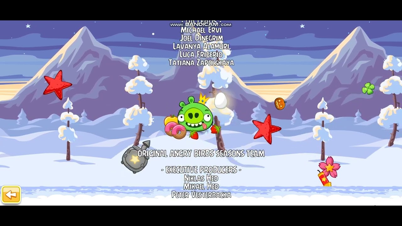 Angry Birds Seasons: Season 1 (Happy Merry Christmas Day!) Wreck The Halls (2011) End Credits