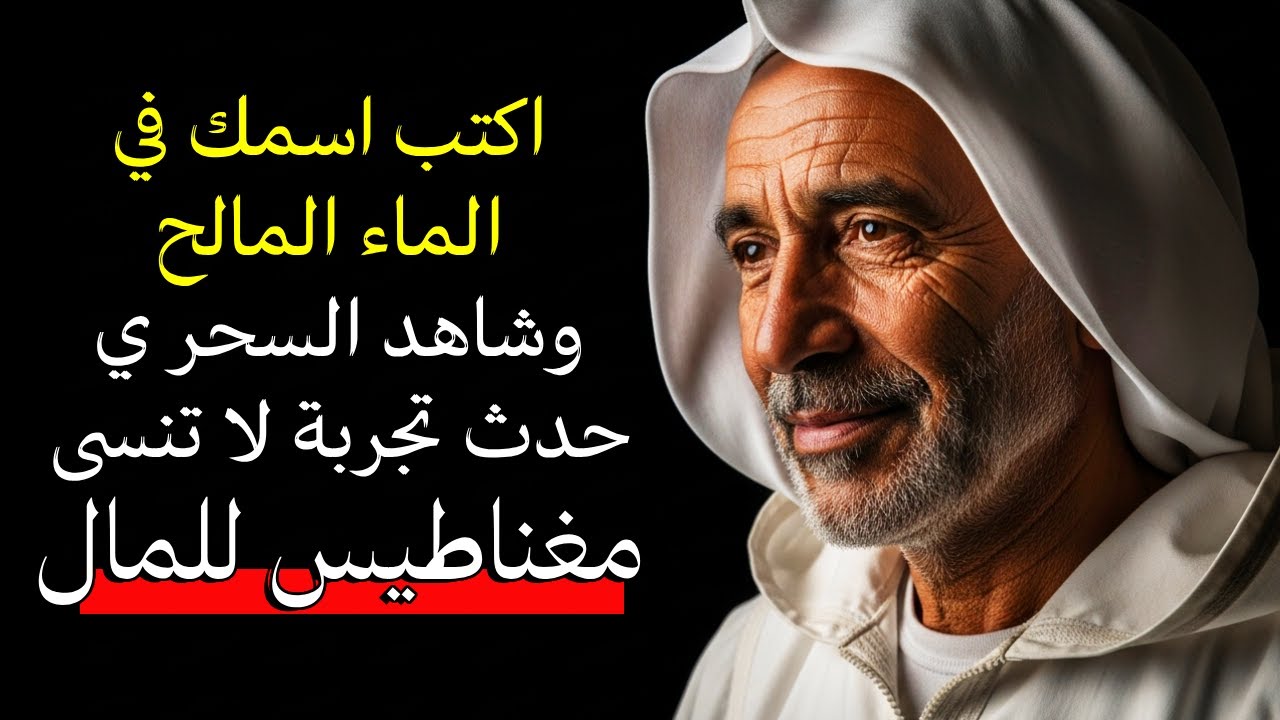 هذا التمرين البسيط يغيّر حياتك اسمك + ماء مالح = نتائج مذهلة! وشاهد أمنياتك تتحقق! | بوب بروكتور