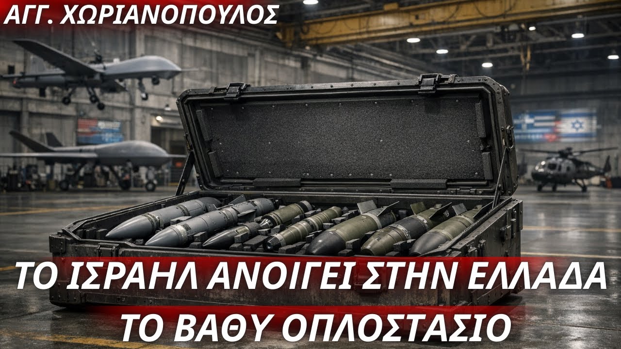 Άγγελος Χωριανόπουλος:Το Ισραήλ ανοίγει στην Ελλάδα το βαθύ οπλοστάσιο-Η λίστα που αλλάζει το δόγμα