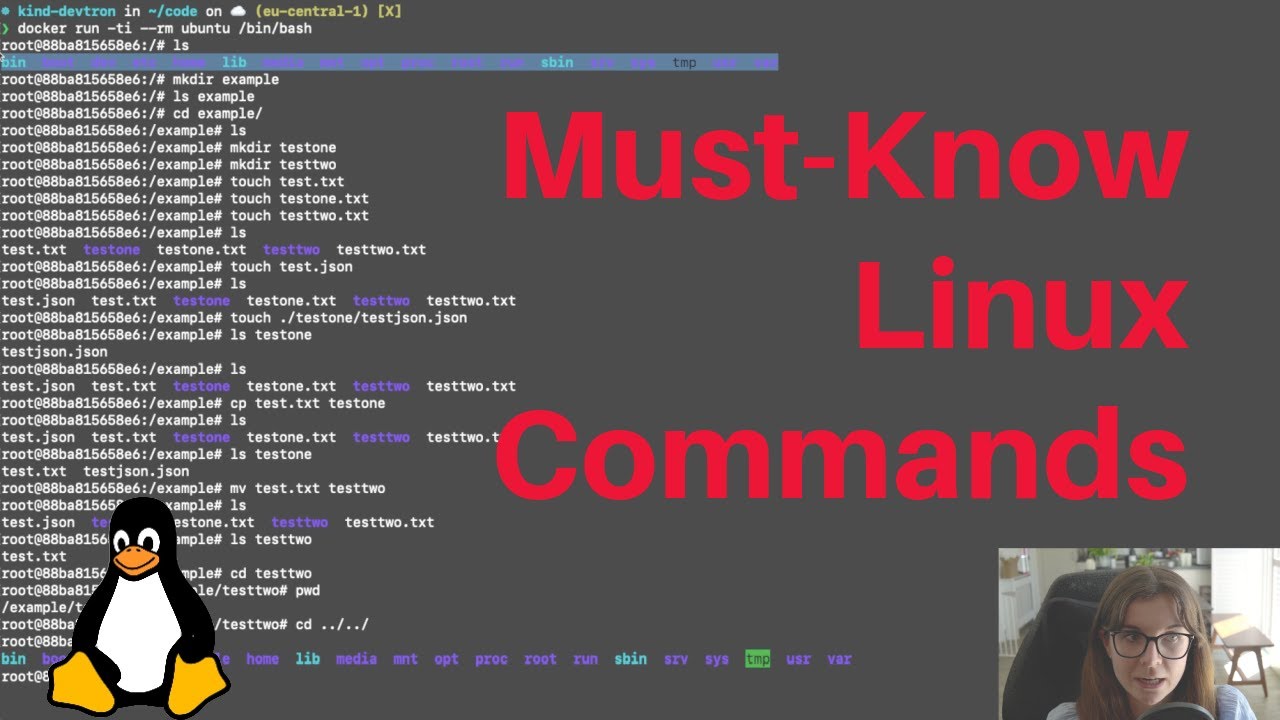 Необходимые знания команд Linux