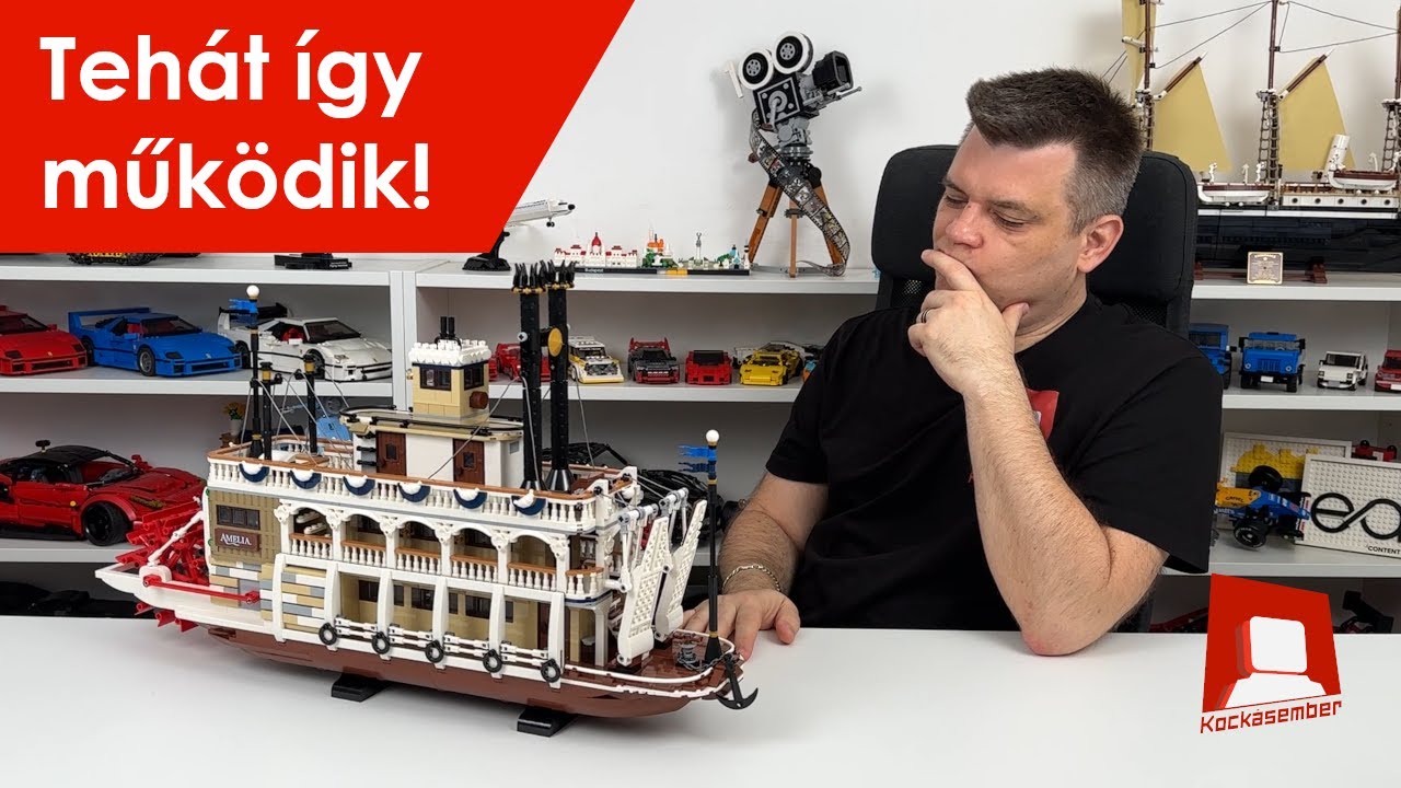 Gőzhajó a javából - Lego Ideas 21356 - Hétfői bemutató