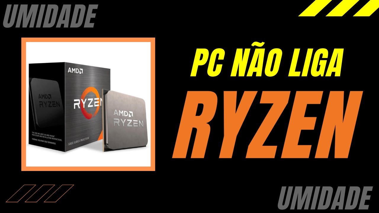 Computador com Placa Mãe AMD RYZEN Não Liga Devido a Umidade!