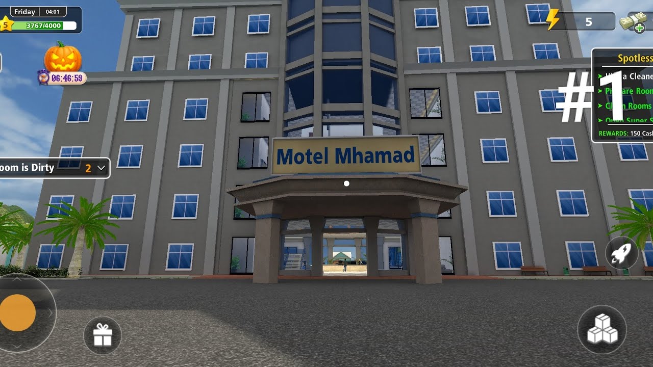 motel simulator part #1 هۆتێلم کڕی