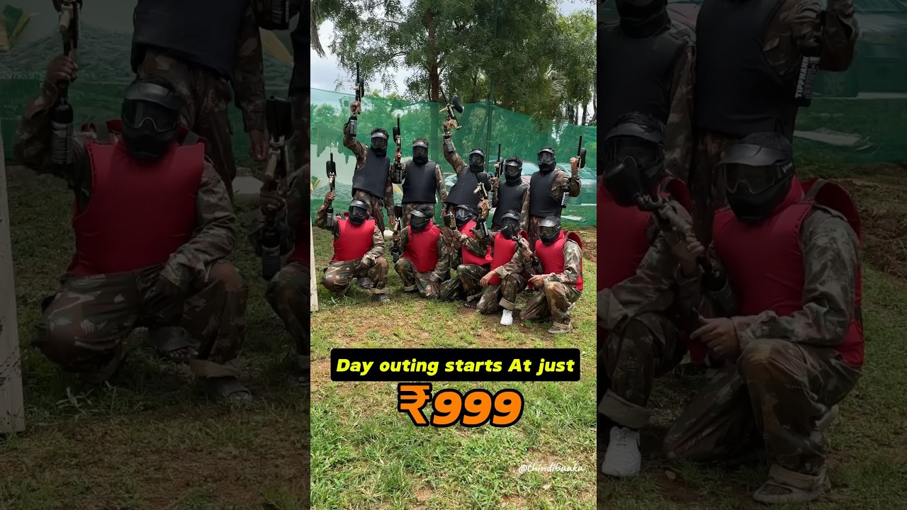 Day outing starts at just ₹999 📍RR retreat Nelamangala #resort #adventures #activities