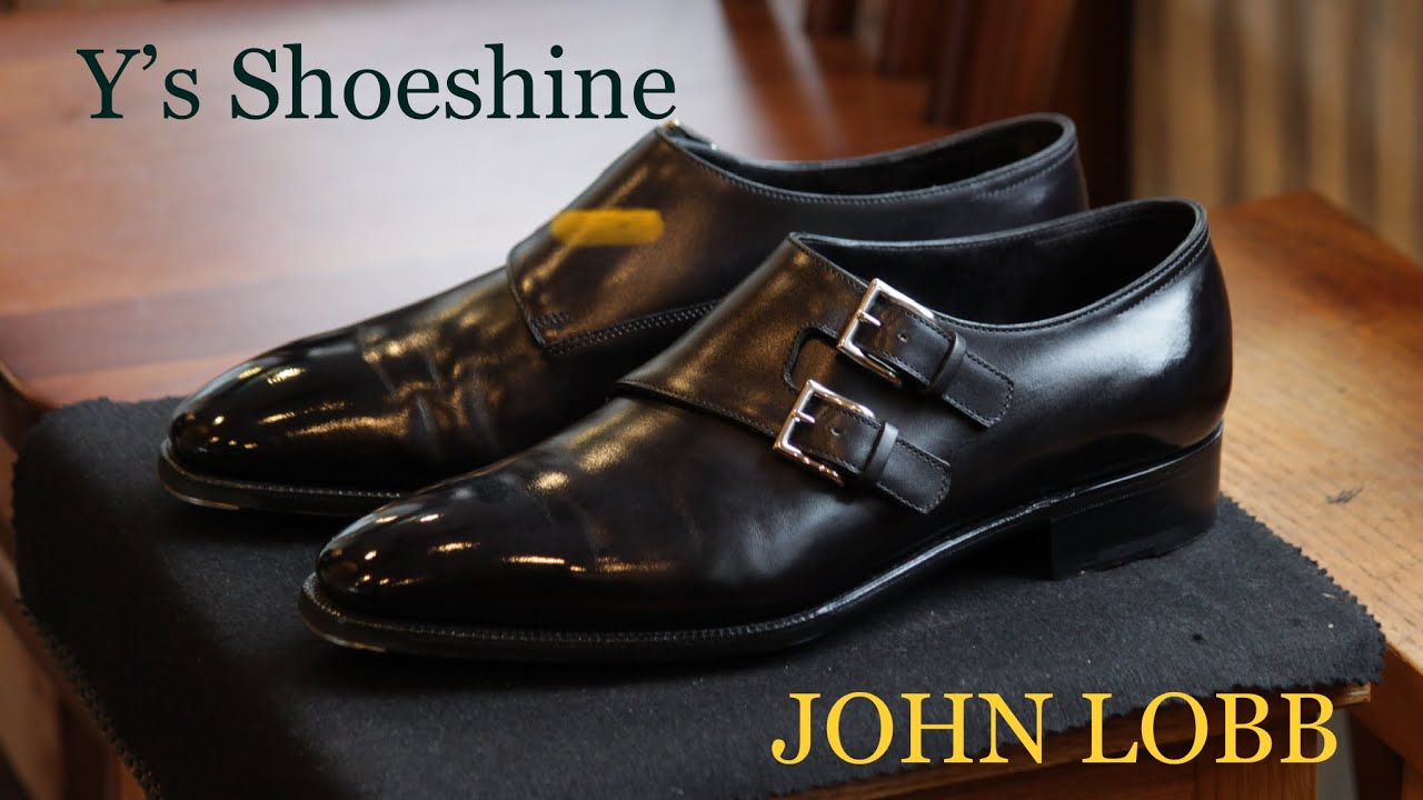 【 #JohnLobb 】ダブルモンクのチャペルを磨きます #靴磨き #ASMR