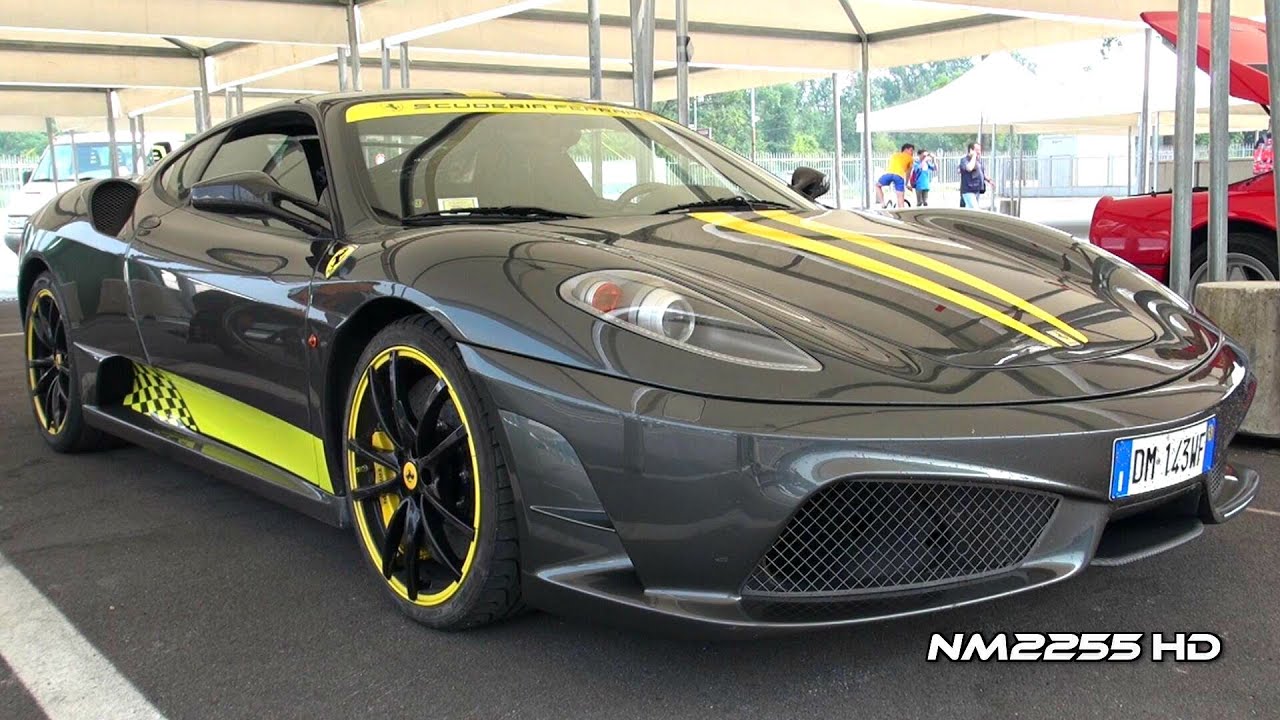 Unique Ferrari 430 Scuderia Starts, Revs & Track Action!