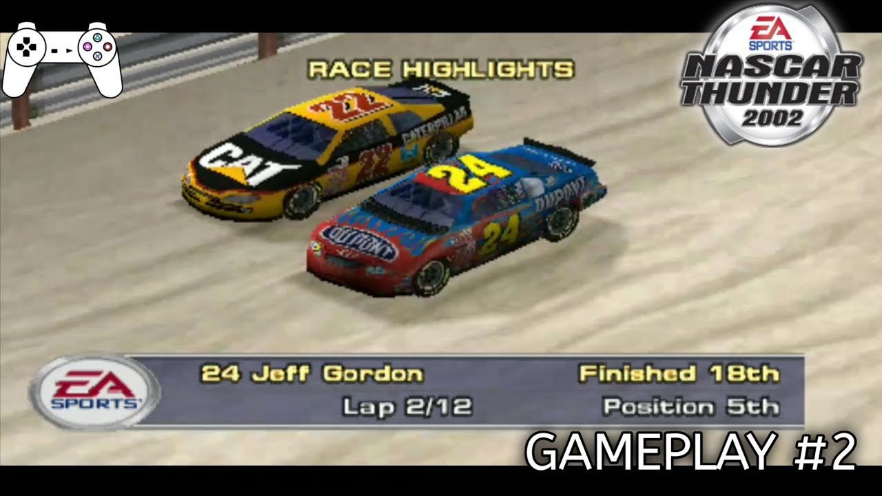 Nascar Thunder 2002 / Ps1 Android | GAMEPLAY #2 | TOGO GAMER