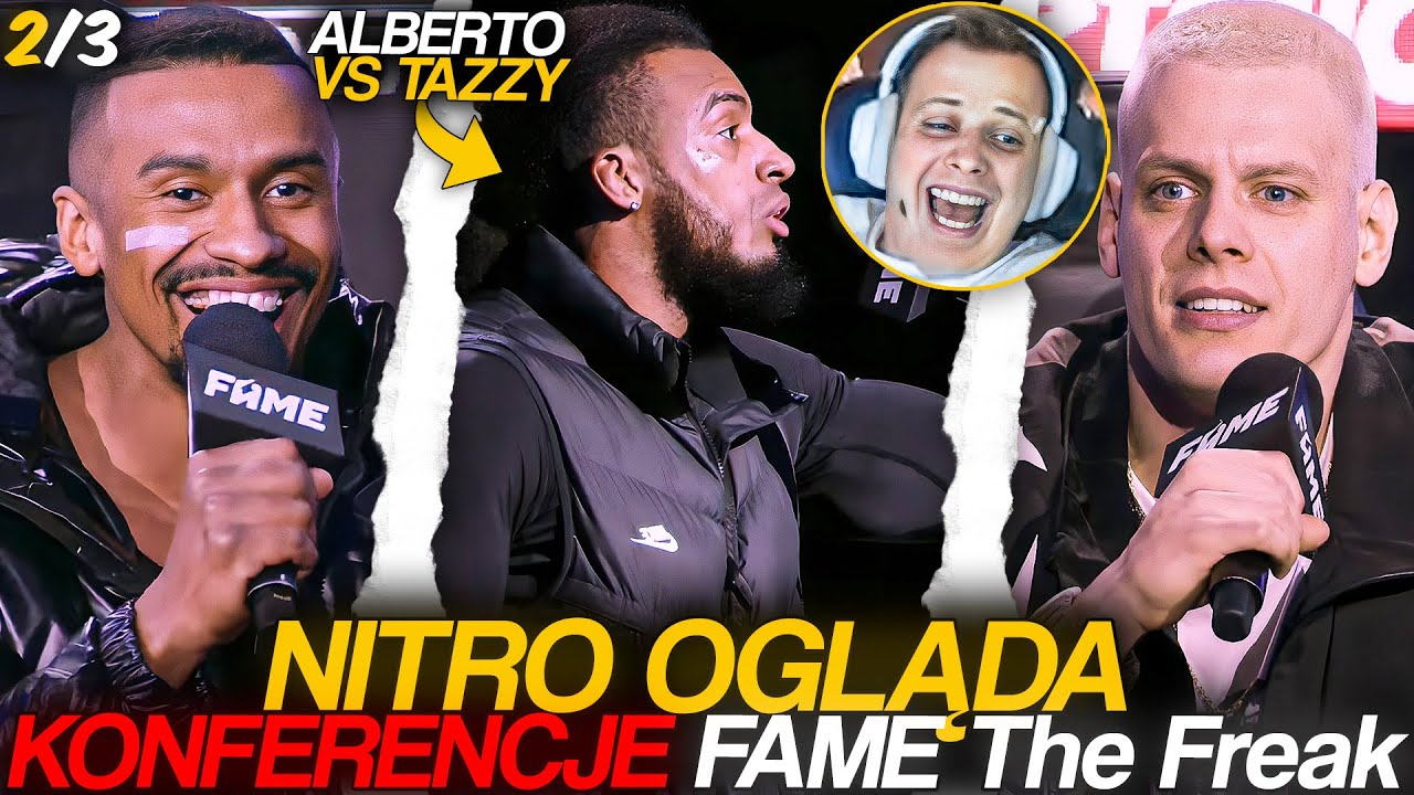 NITRO OGLĄDA KONFERENCJĘ FAME The Freak [2/3] NAJLEPSZE MOMENTY