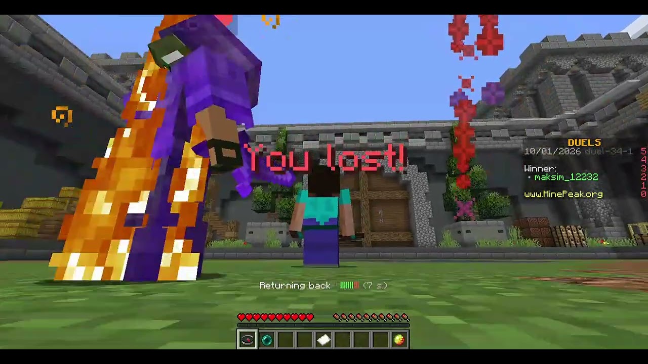 the minecraft duels