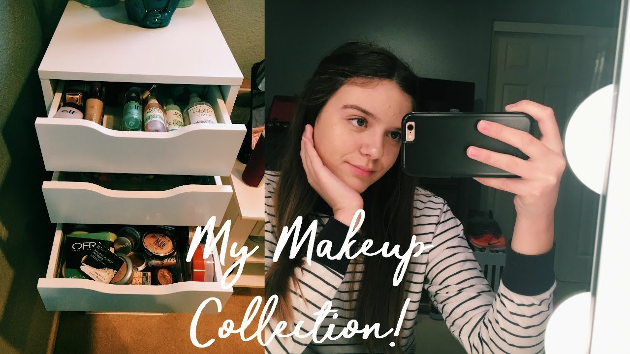 MAKEUP COLLECTION OF A 14 YEAR OLD!