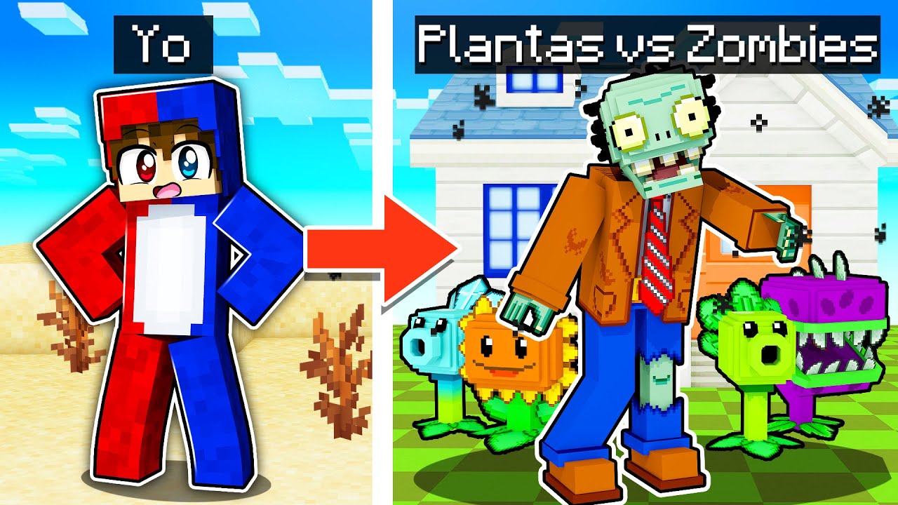 ¡ME CONVERTÍ EN PLANTAS VS ZOMBIES PARA TROLLEAR!