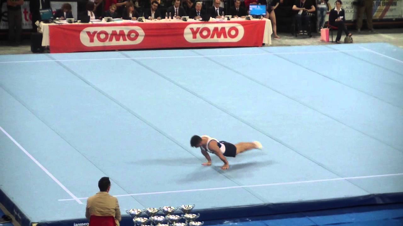Andrea Russo - Corpo libero - 4° prova serie A1 Rimini 2015