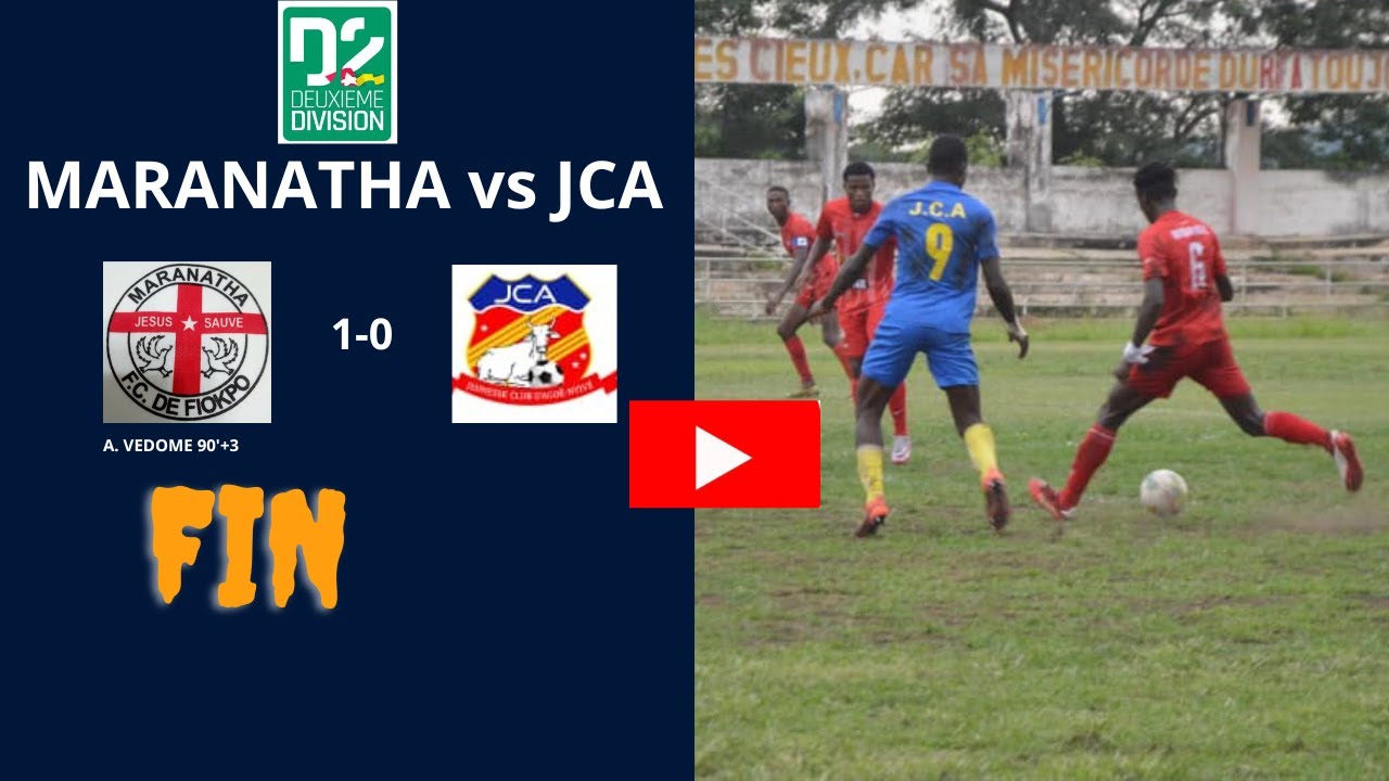 Maranatha fc 1-0 JCA