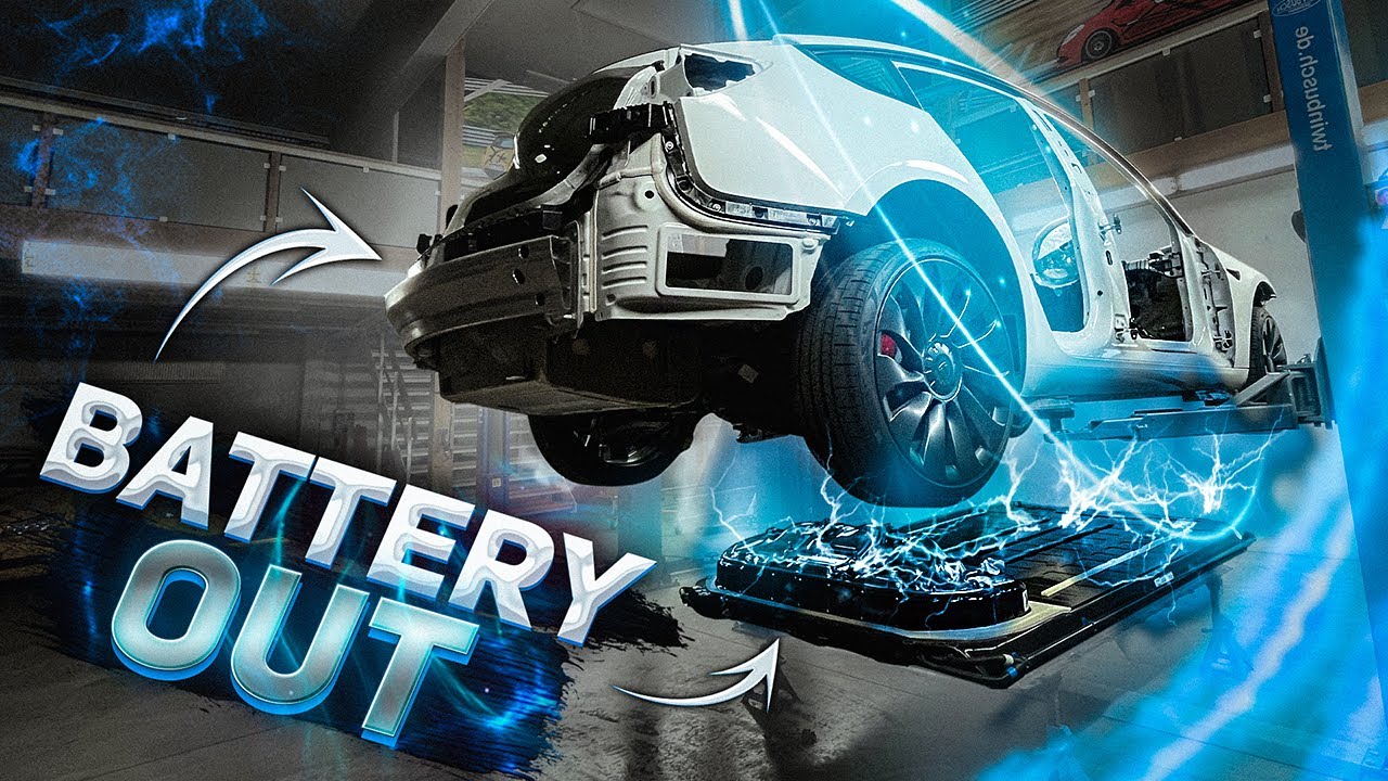 TESLA BATTERY PACK REMOVAL