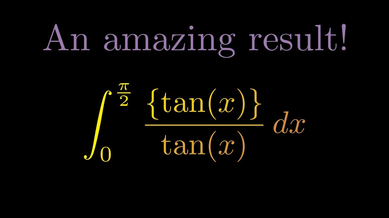 A Fantastic Integral with Fractional Parts