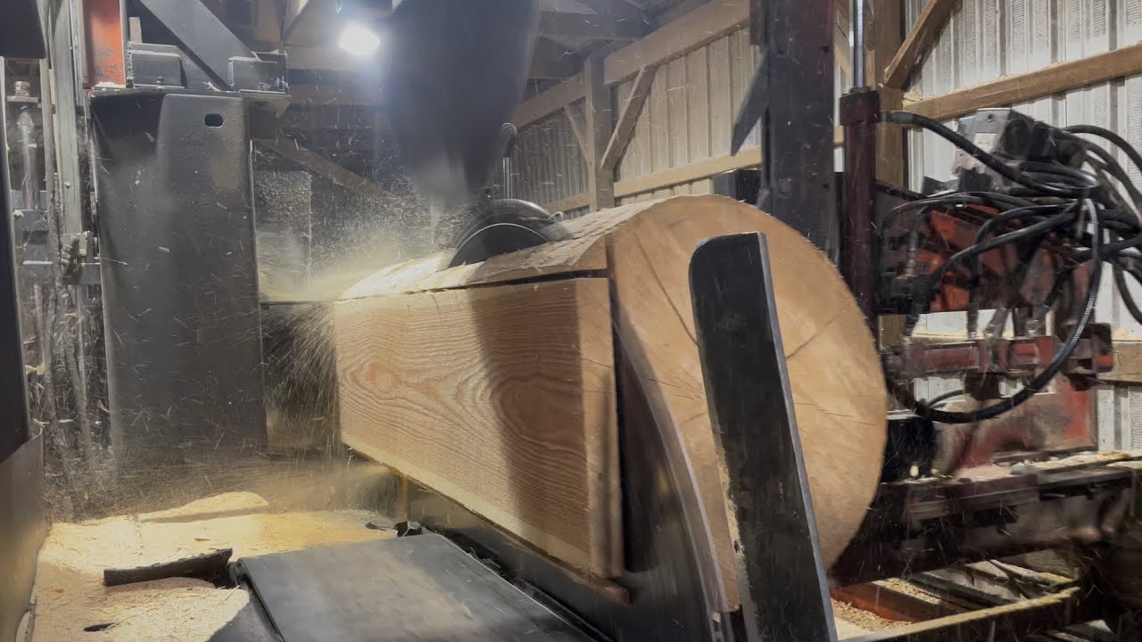 The Hard Work of a Saw-Mill Green Chain! Work and Exercise! #150