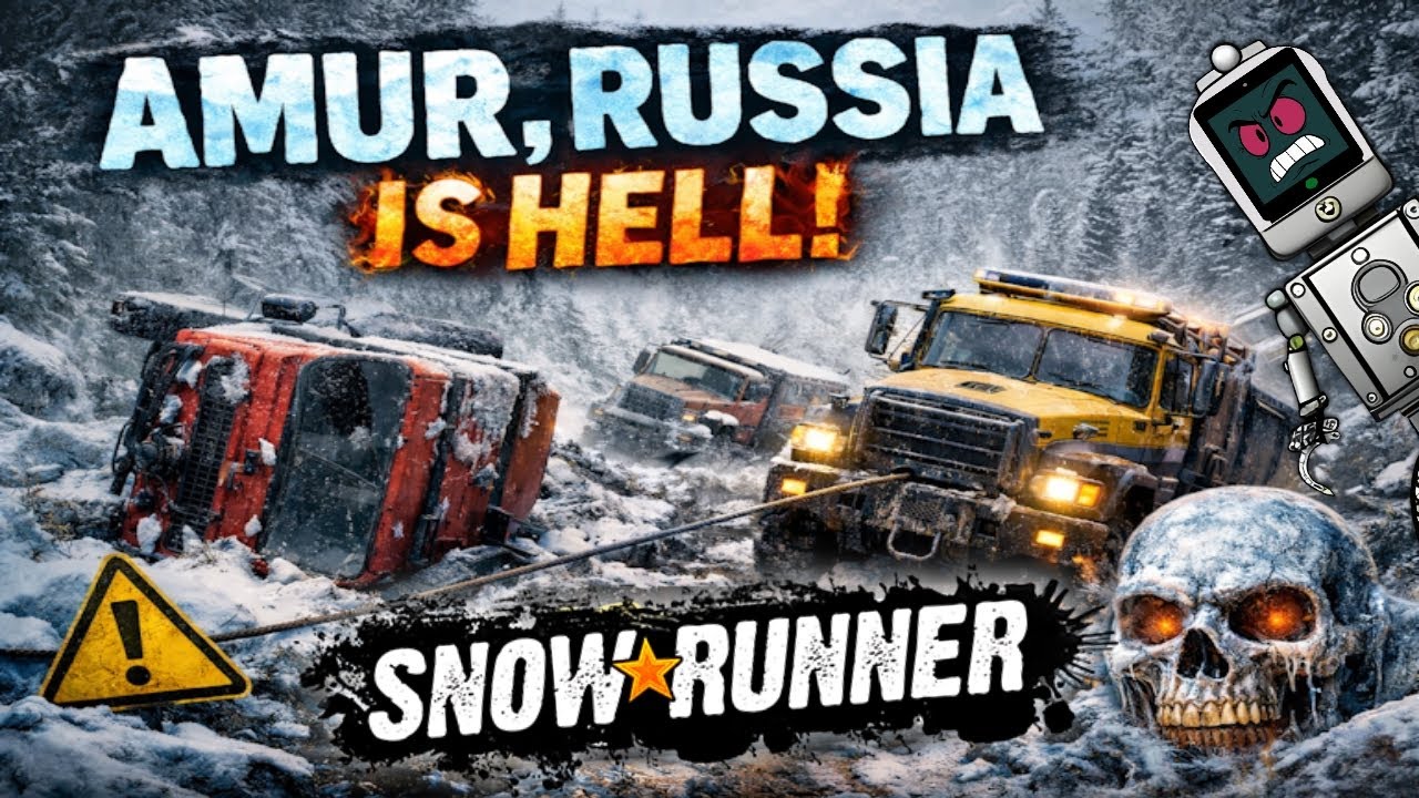 SnowRunner Amur, Russia Is 10x Worse Than Kola Peninsula