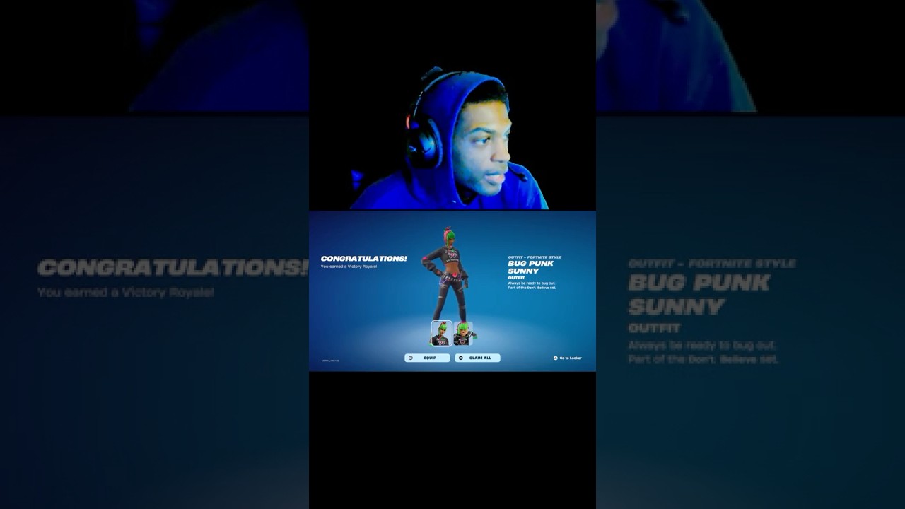 *FREE* Fortnite BUG PUNK SUNNY SKIN!