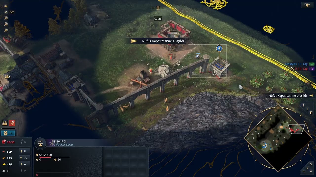 S11E39 Altın 1v1 Sıralı Oyun #aoe4 - Osmanlı vs Bizans - Kule rush nasıl yapılır?