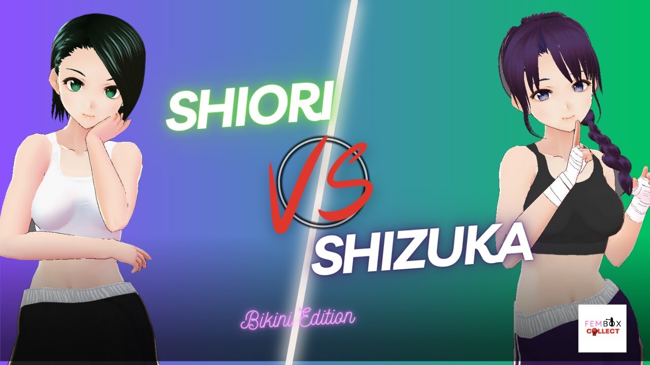Shiori vs Shizuka - Bikini Boxing Match | Guilty Loving Boxing Gameplay (2) #FEMBOXGAMING