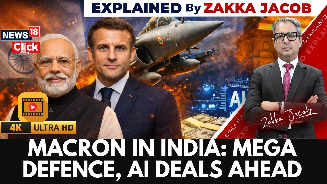 Macron in India: Rafale Mega Deal, AI Pacts, Europe-India Strategic Reset Explained | 4K