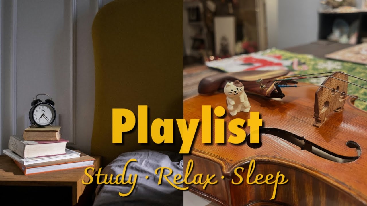 Violin Playlist for Study, Relax & Sleep | Year-End Calm Vibes, 바이올린 플레이리스트 | 공부·집중·수면