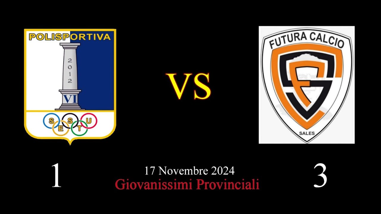 POLISPORTIVA SESTU VS FUTURA CALCIO SALES - Cat. Giovanissimi Provinciali