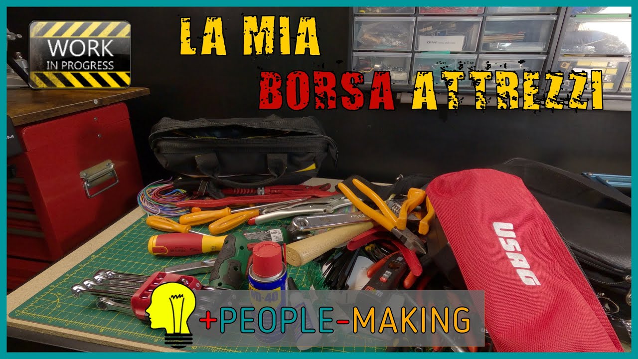 La mia borsa attrezzi per manutenzione ordinaria