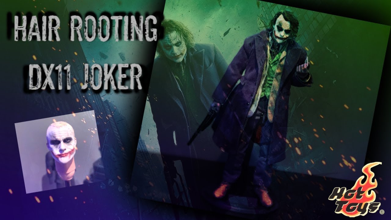 КОРНИ ВОЛОС И КРАСКА ДЖОКЕРА HOT TOYS DX11!