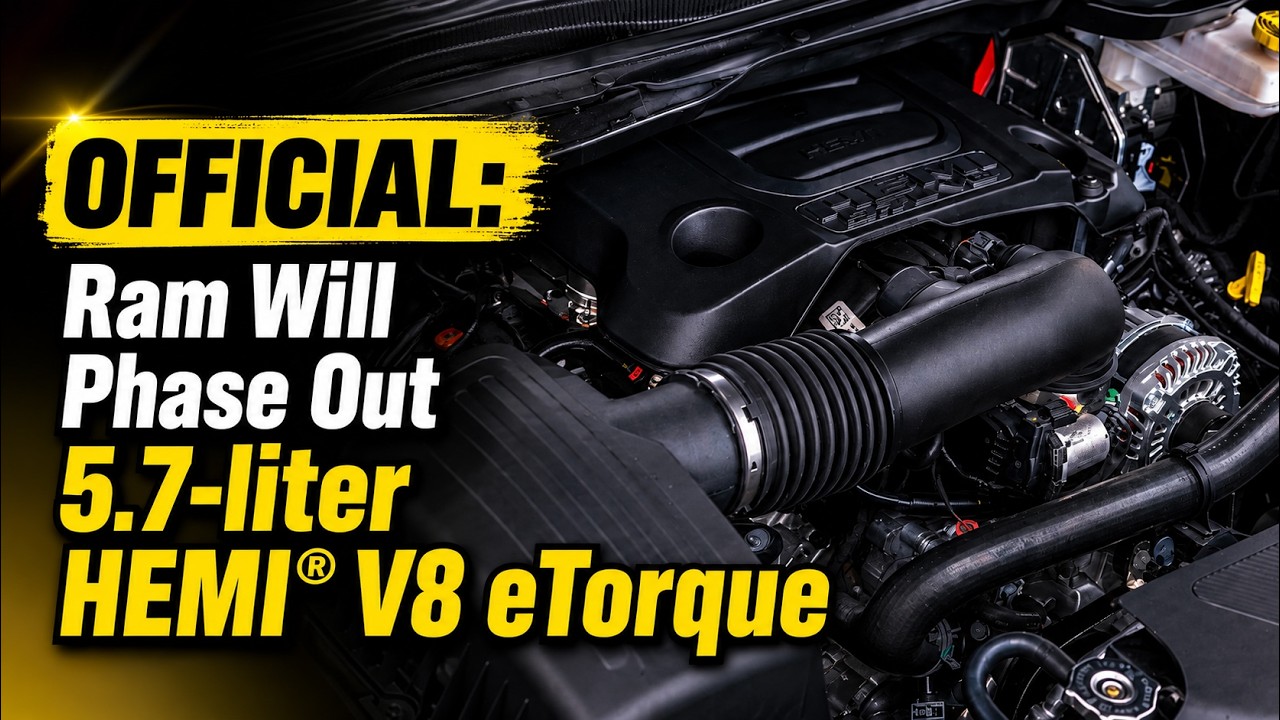 ОФИЦИАЛЬНО: Ram отказывается от 5,7-литрового двигателя HEMI&reg; V8 eTorque