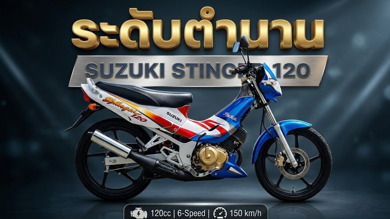 #ประวัติ ความเป็นมา #ข้อมูล #suzuki #stinger 120 #ข้อดี #ข้อเสีย