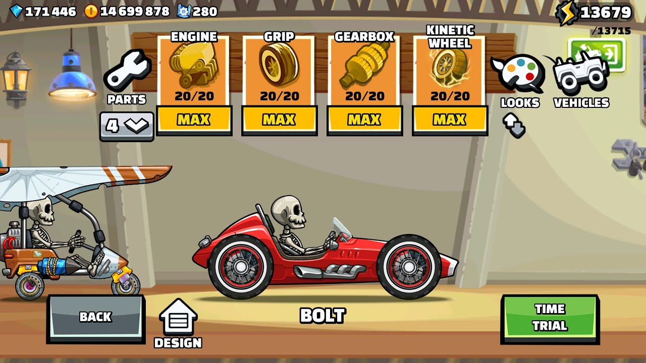 Hill Climb Racing 2 - BOLT UPDATE 1.65.0 NEW VEHICLE GAMEPLAY WALKTHROUGH