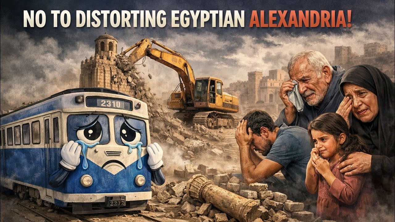 العسكر في مصر و طمس التاريخ في مصر و الاسكندريه! ترام الاسكندريه! مع الكاتب سعد الغيطاني.