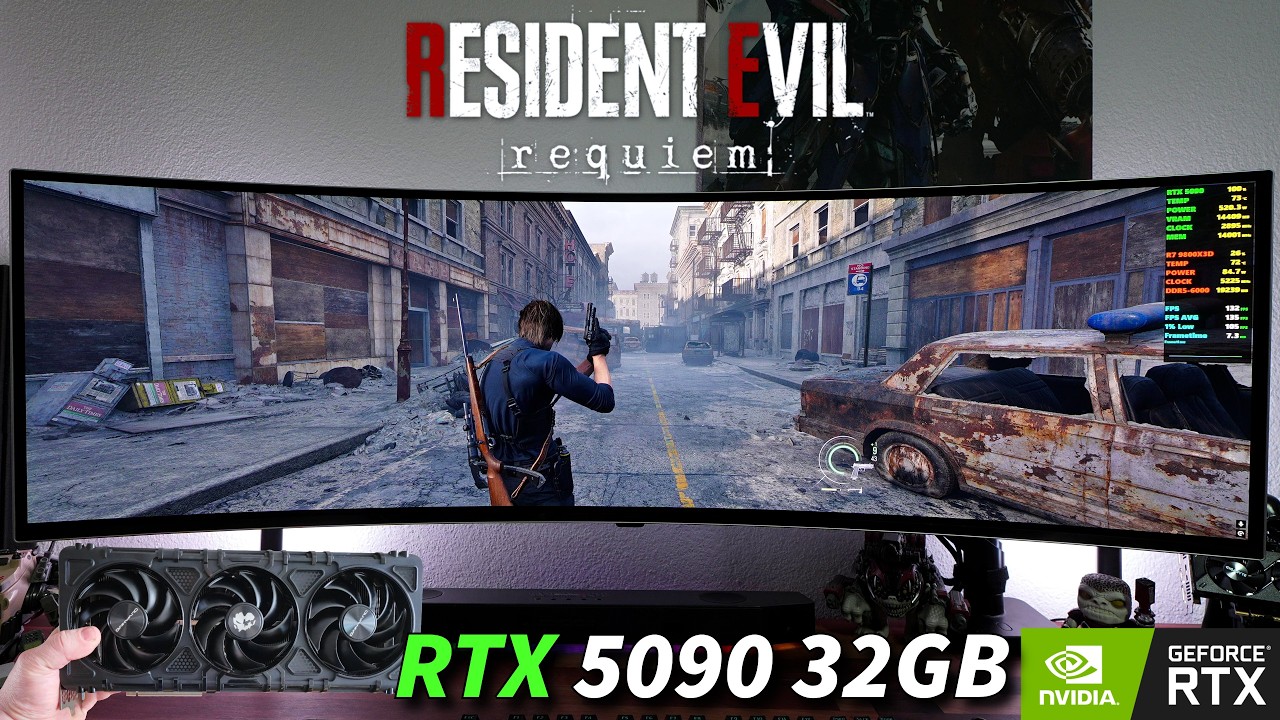Resident Evil Requiem - RTX 5090 32GB - Ryzen 7 9800X3D | Samsung Oled G9 Odyssey 49