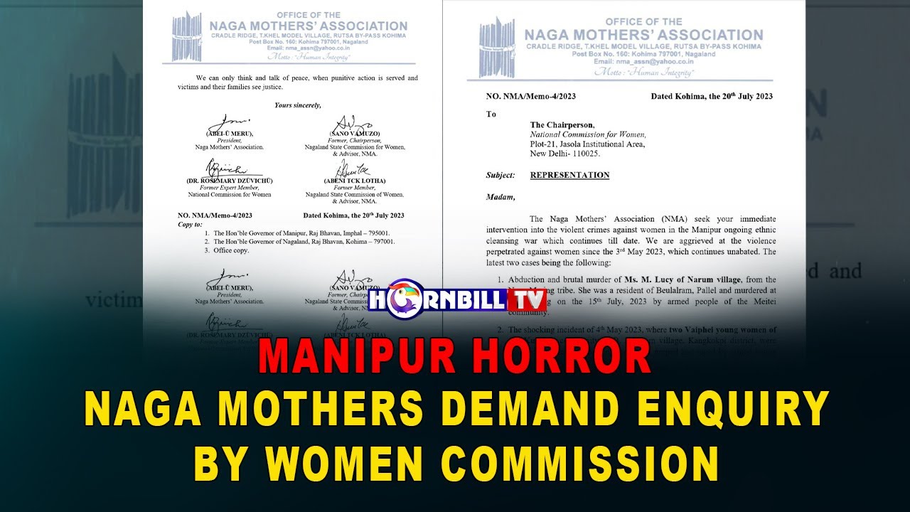 MANIPUR HORROR: NAGA MOTHERS DEMAND ENQUIRY BY WOMEN COMMISSION