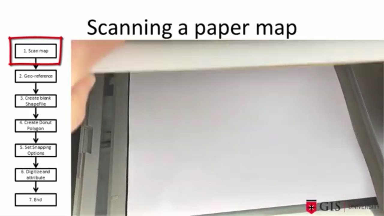 Georeferencing in QGIS and Digitizing in QGIS: Step 1: How to scan your paper map