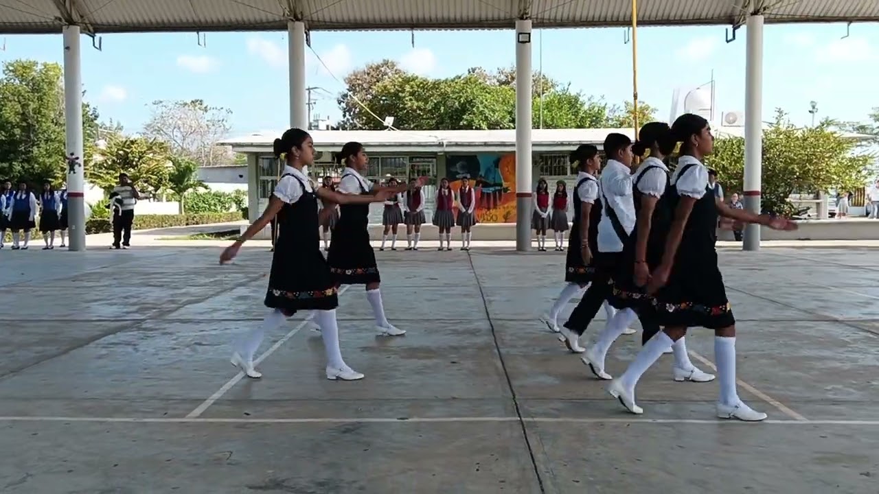 Demostración de Evoluciones de Escolta 2026. Educación Primaria.