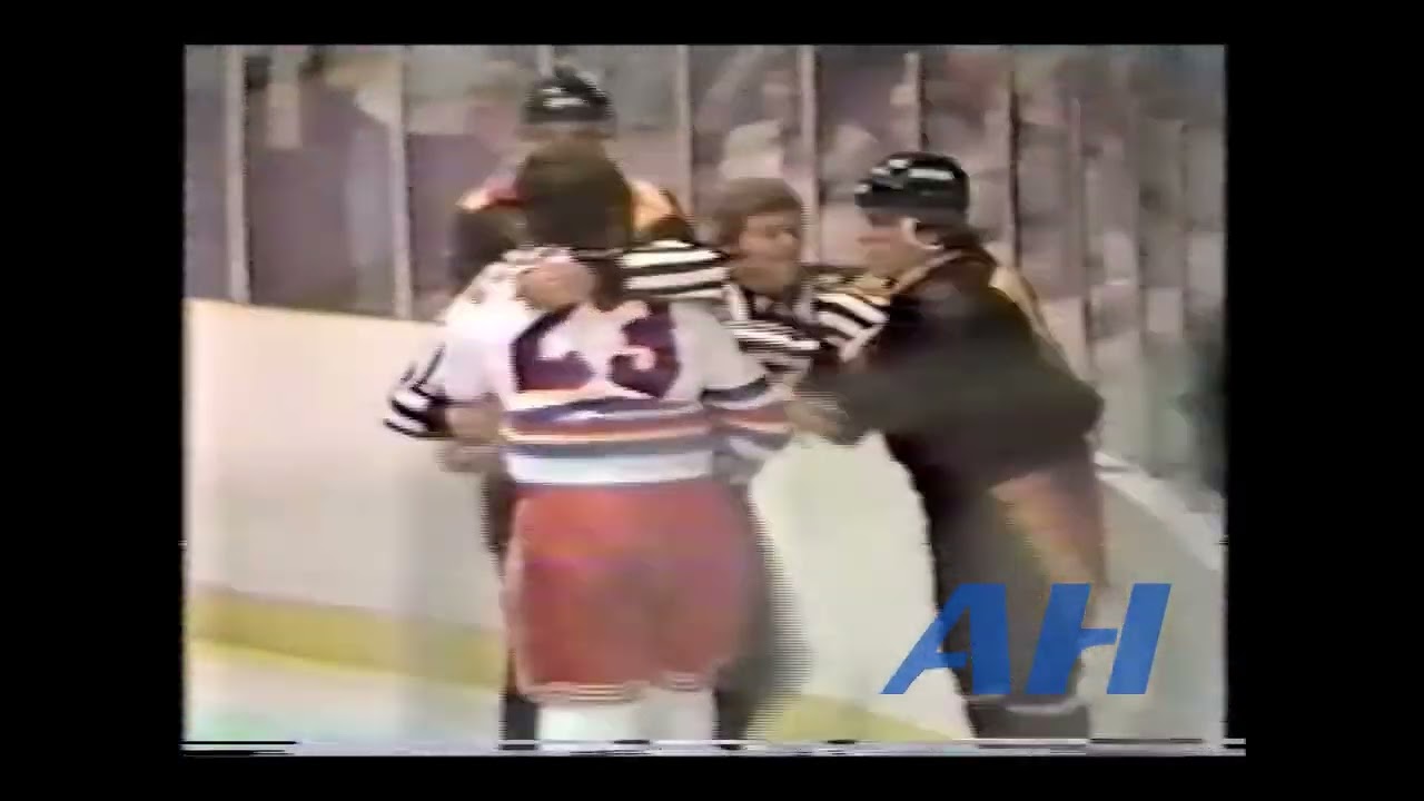 NHL Oct. 22, 1980 New York Rangers v Vancouver Canucks (R) Ed Hospodar v Stan Smyl