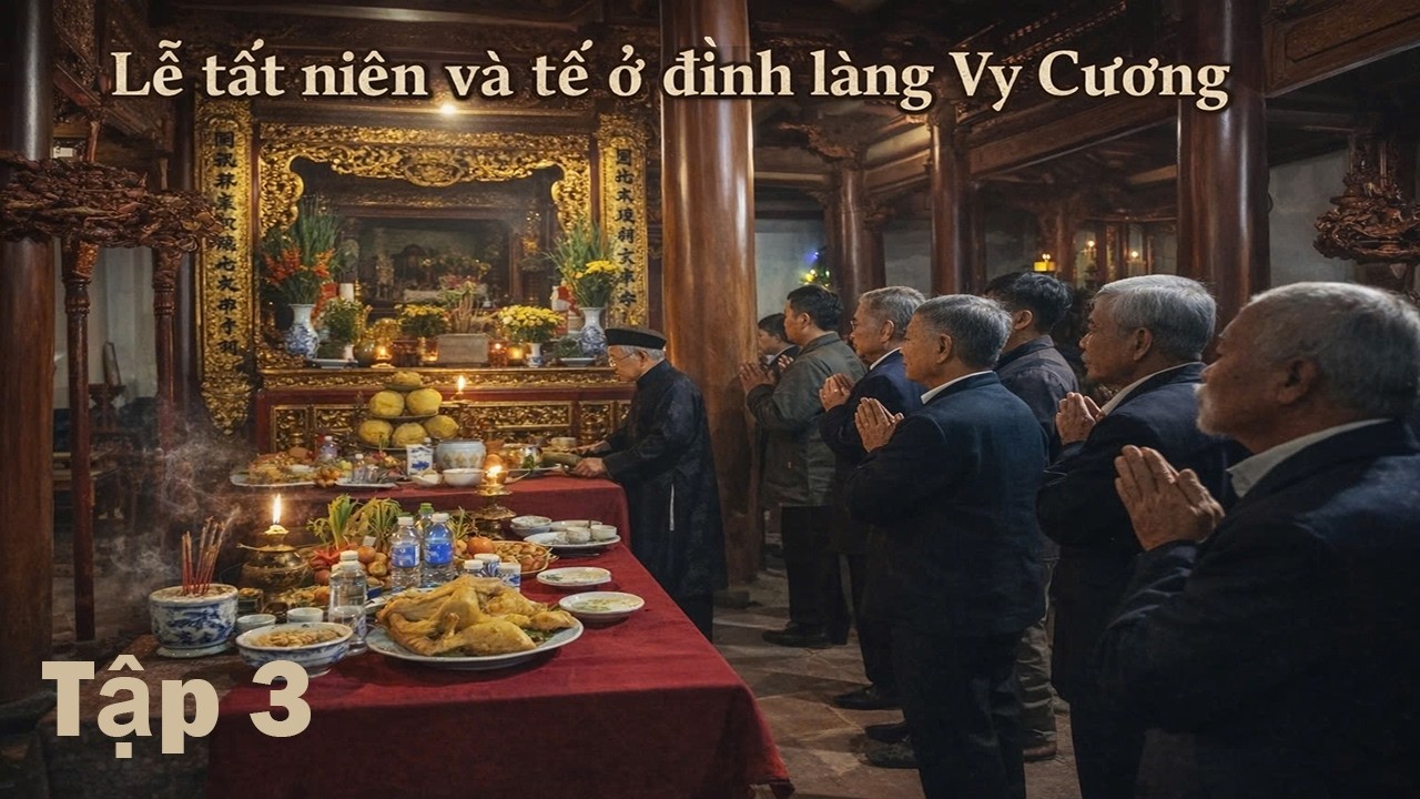 Lễ cúng giao thừa tại đình làng Vy - Phú Thọ | Ăn tết quê vợ năm 2026
