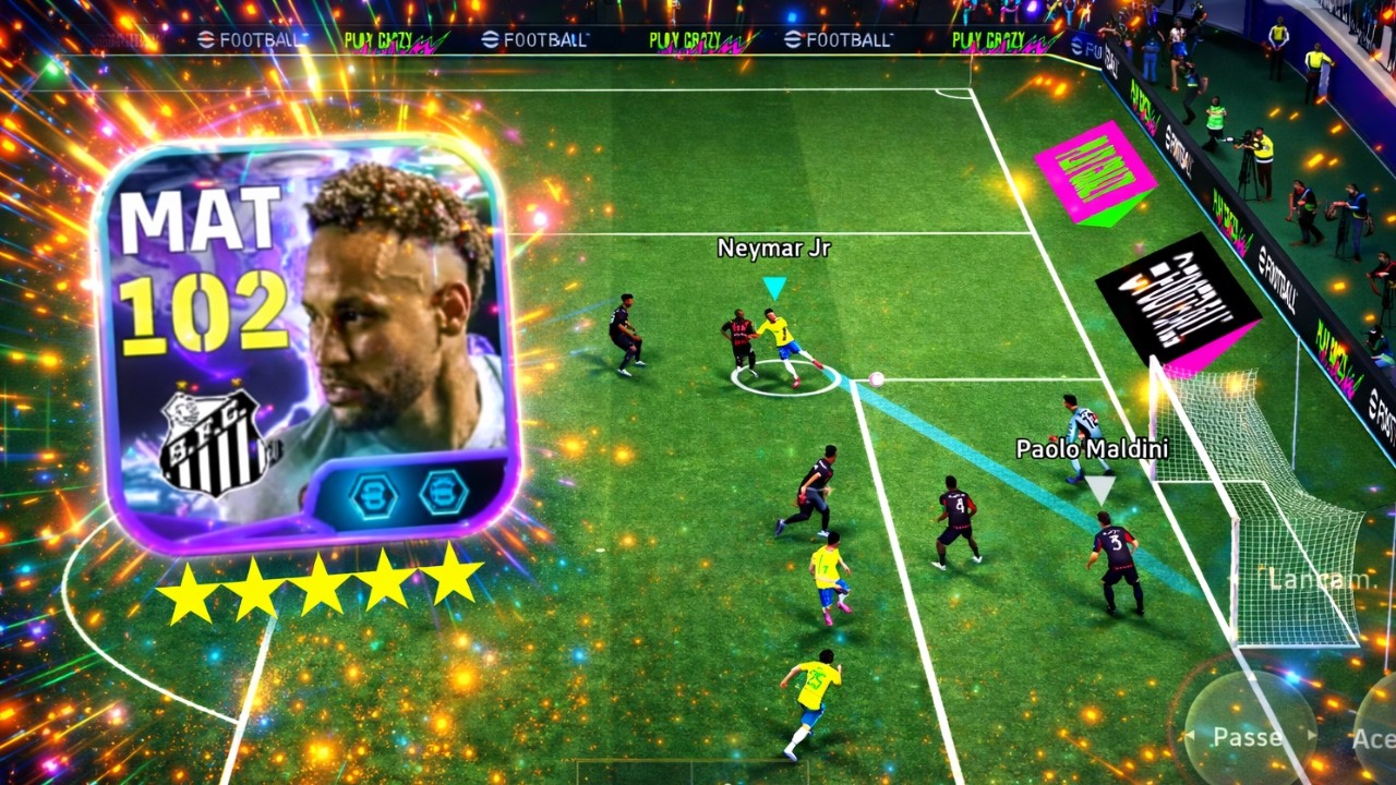 NEYMAR 102 BLITZ CULER GRÁTIS 😱 GAMEPLAY INSANA no eFootball 2026
