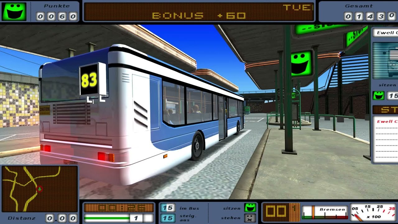 Bus Driver - Stufe 1 Mission 6: Linie 83 - Sunshine