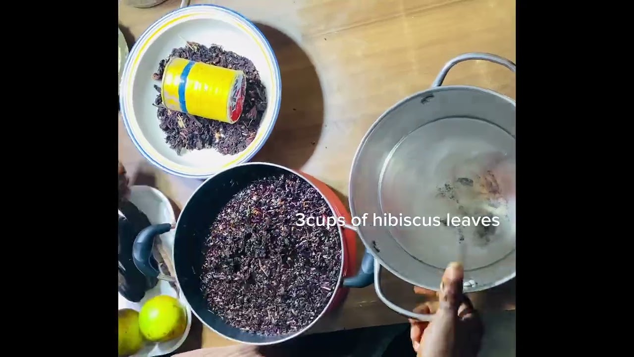 How to make Hibiscus Juice (Sobolo concentrate)
