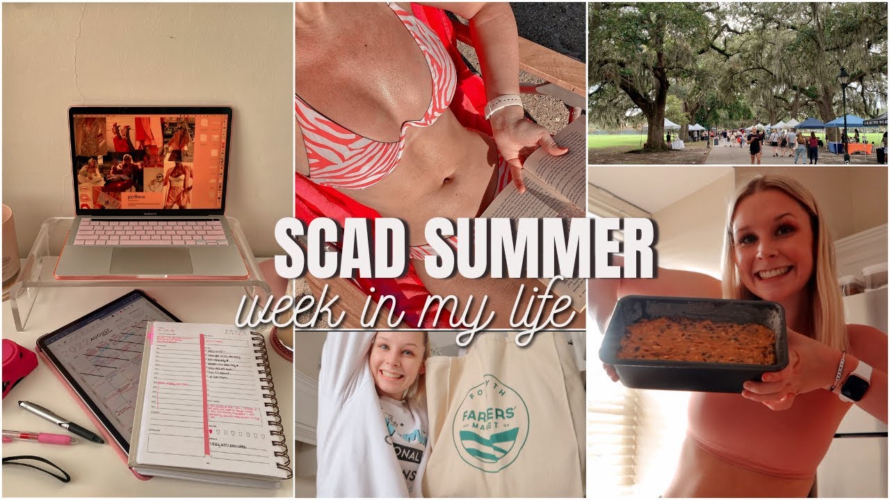 college summer classes week in my life || scad savannah