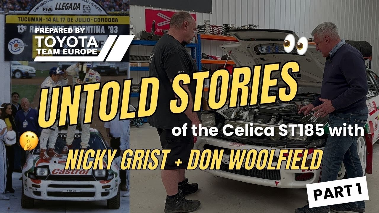 Toyota Team Europe: the untold stories of the Celica ST185 in WRC with Nicky Grist & Don Woolfield