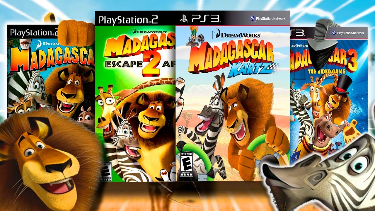 Me pas&eacute; TODOS los juegos de MADAGASCAR para PLAYSTATION para encontrar EL MEJOR