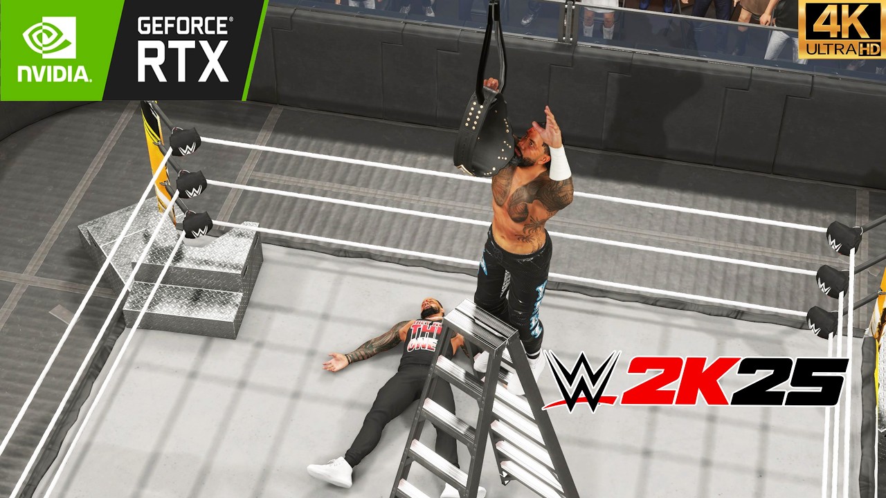 WWE 2k25 : Jey Uso vs Jimmy Uso - BROTHER vs BROTHER! 😱  – Brutal TLC Match (WWE 2K25)-  (4K60fps)
